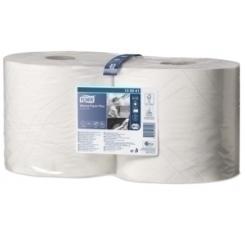 Bobina De Papel Mecha Tork Celulosa Secado Extra 2 Capas 255 Metros 0,63 Kg. (W1/W2)