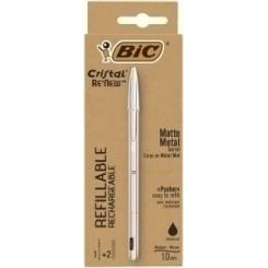 Bolig.BIC  Cristal Re´New Metal Negro + 2