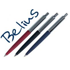 Boligrafo Belius Atom Retractil 1,0 mm Tinta Azul Colores Surtidos