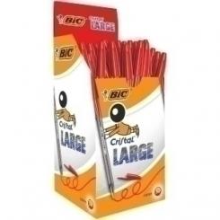 Boligrafo Bic Cristal Large  Rojo
