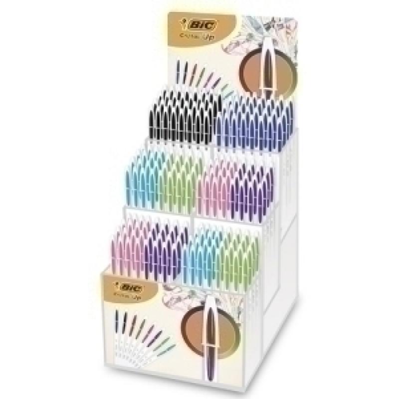 boligrafo-bic-cristal-up-12-mm-surtido-expositor-de-180-40x-949879-cristal-up-azul-40x-949880-cristal-up-negro-100x-950446-cristal-up-surtido-1x-regalo-triangulo-senalizacion-luminosa