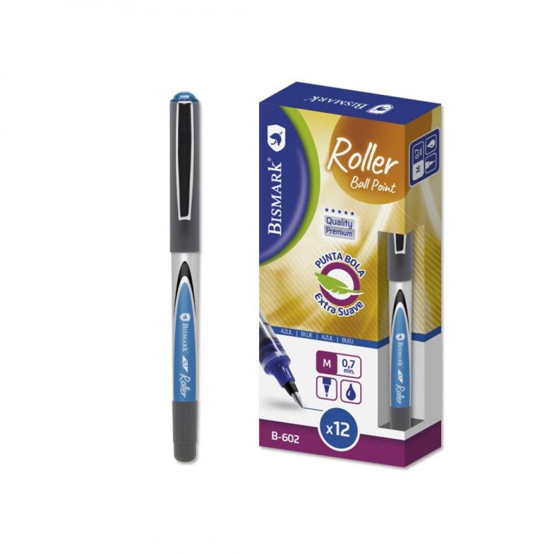 BOLIGRAFO BISMARK B-602 BOLA 0.7mm AZUL