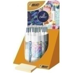 Boligrafo De 4 Colores BIC  Decorado Expositor De 30