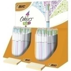 Boligrafo De  4 Colores BIC  Fashion Expositor De 40