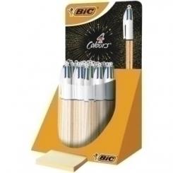 Boligrafo De 4 Colores BIC  Frozen Oro Expositor De 30