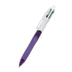 Boligrafo De  4 Colores Bic Grip Fashion