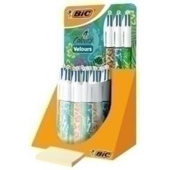 Boligrafo De  4 Colores BIC  Terciopelo Bote De 30