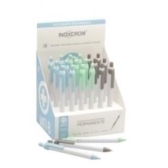Boligrafo Inoxcrom Rocker Antibacteriano Expositor De 18