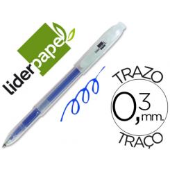 Boligrafo Liderpapel Super Gel Punta 0.5 mm Azul