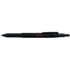 Boligrafo-Multifuncion Rotring 600 (3 F.) Negro (Bol.Azul, Bol.Rojo Y Portam.)