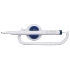 Boligrafo Schneider Klick-Fix Con Cadena Y Adhesivo