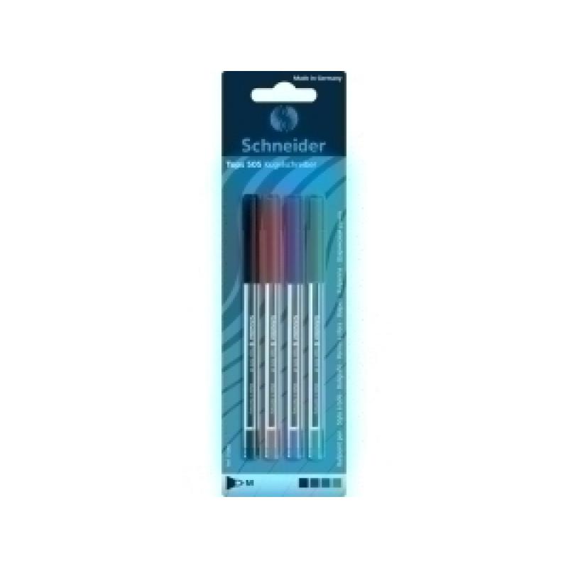 boligrafo-schneider-tops-505-m-estuche-de-4