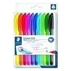 Boligrafo Staedtler 4320 Medio Estuche De 10