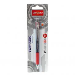 Boligrafo Unimax Toptek Rojo  en blíster 1 ud