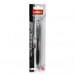 Boligrafo Unimax Ultragel Negro en blíster 1 ud
