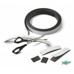 Bolsa 10 bandas de 300x20x1,5 mm Cintas imantadas por una cara y adhesiva por la otra
