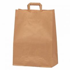 BOLSA 51767 PAPEL ASA PLANA 45X15X49 MARRÓN - 50 UDS