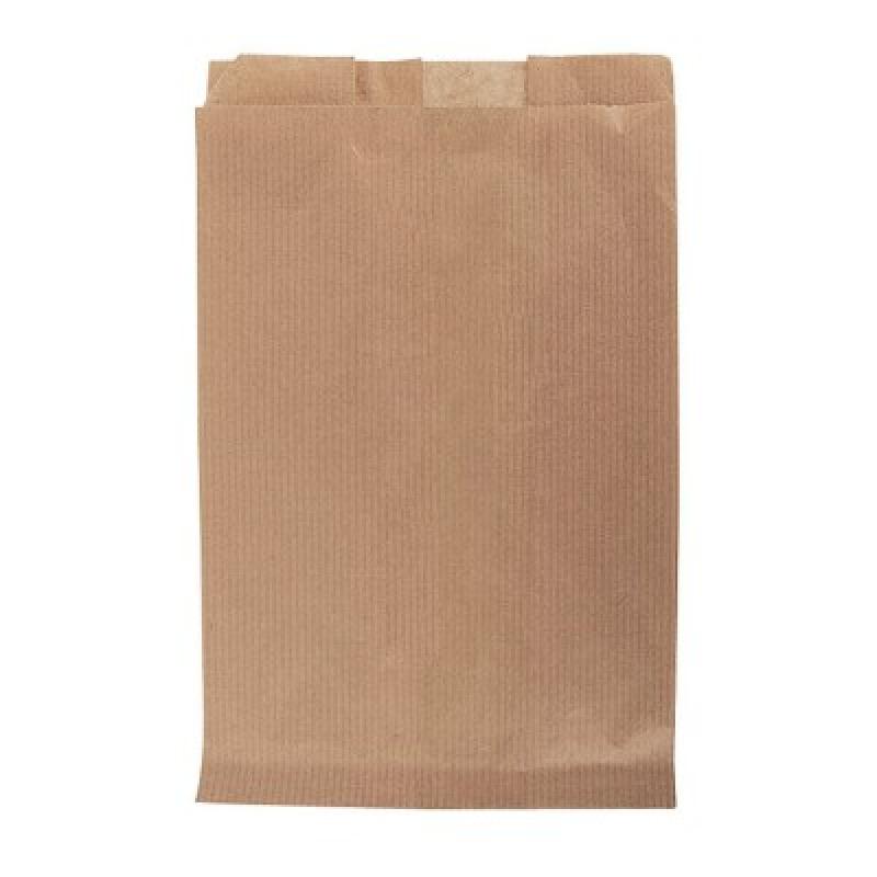 BOLSA 56843 ALIMENTACIÓN 23X8X34 CM MARRÓN - 1000 UDS