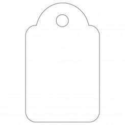 Bolsa APLI Colgantes Blancas 18X29 200 U.