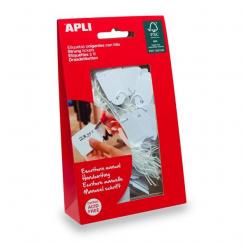 Bolsa APLI Colgantes Blancas 22X35 100 U.