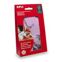 Bolsa APLI Colgantes Ros.  22X35 100 U.