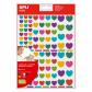 bolsa-apli-gomets-multicolor-corazones-6h-rem