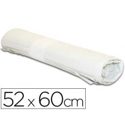 Bolsa Basura Domestica Blanca 52X60cm Galga 70 Rollo De 20 Unidades