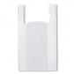 Bolsa camiseta blanca normativa UNE 40x50 cm, 100 uds (galga 200)