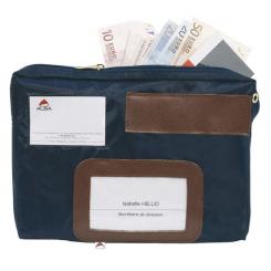 Bolsa de correspondencia pequeña Archivo 2000 fabricada en nylon impermeable con cremallera