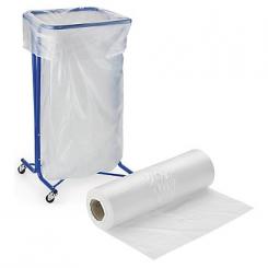 Bolsa de plástico para soporte gran volumen 1000 litros 180x75x85 cm