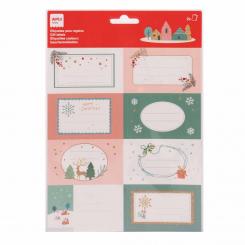 BOLSA ETIQUETA REGALO NAVIDAD SOFT 2 HOJAS