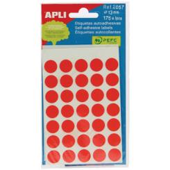 Bolsa Etiquetas APLI Rojas   13