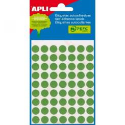 Bolsa Etiquetas APLI Verdes  10