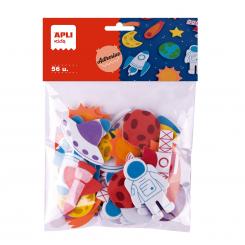 BOLSA FORMAS EVA ADH. ESPACIO 56U
