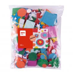 BOLSA FORMAS EVA ADH. FORMAS SURTIDAS 500U