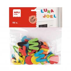 BOLSA IMÁN GOMA EVA LETRAS 52U
