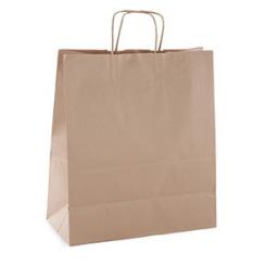 APLI Bolsa Kraft Marrón 32X16X39 50U.