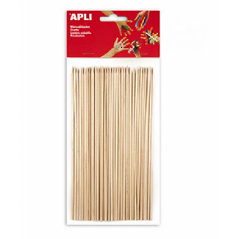 Bolsa Palo Redondo Madera Pincho 200x3mm 50 uds