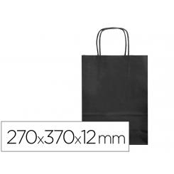 Bolsa papel Q-CONNECT celulosa blanco s con asa retorcida 240x320x10 mm