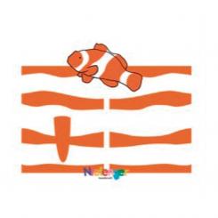 Bolsa para disfraces 56X70 Pez Payaso