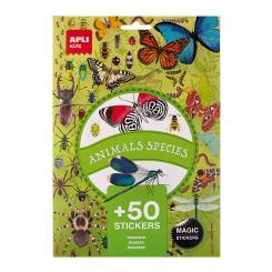 BOLSA PEGATINA ANIMALS SPECIES INSECTS 5 HOJAS