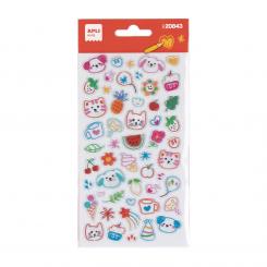 BOLSA PEGATINA DIBUJOS 1 HOJA