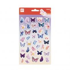 BOLSA PEGATINA MARIPOSAS 1 HOJA