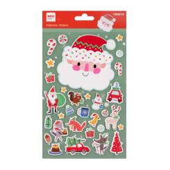 BOLSA PEGATINA PAPA NOEL FOAM 1 HOJA