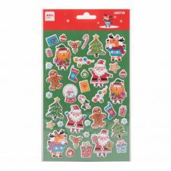 BOLSA PEGATINAS XMAS 1 HOJA