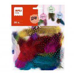 BOLSA PLUMAS DECORATIVAS 30U