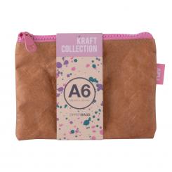 BOLSA ZIPPER BAG A6 KRAFT COLL. COLOR SURTIDOS