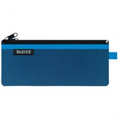 LEITZ Bolsita nylon 2 departamentos WOW azul  (21 x 8,5 cm) M