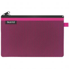LEITZ Bolsita nylon 2 departamentos WOW fucsia (23 x 15 cm) L