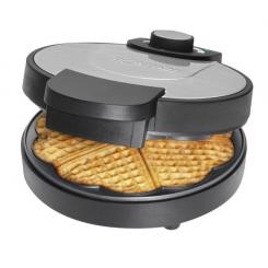 Bomann WA 1365 CB 6 barquillo(s) 1000 W Negro, Acero inoxidable